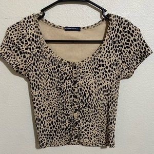 brandy Leopard print shirt